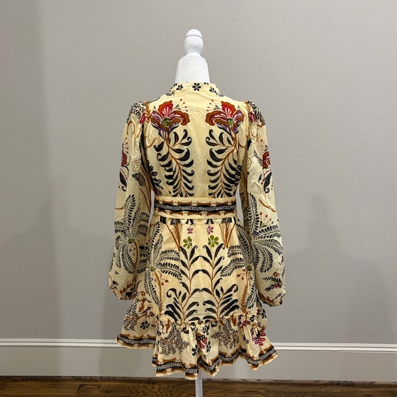 Farm Rio Classic Nature Sand Mini Dress - Picture 8 of 12